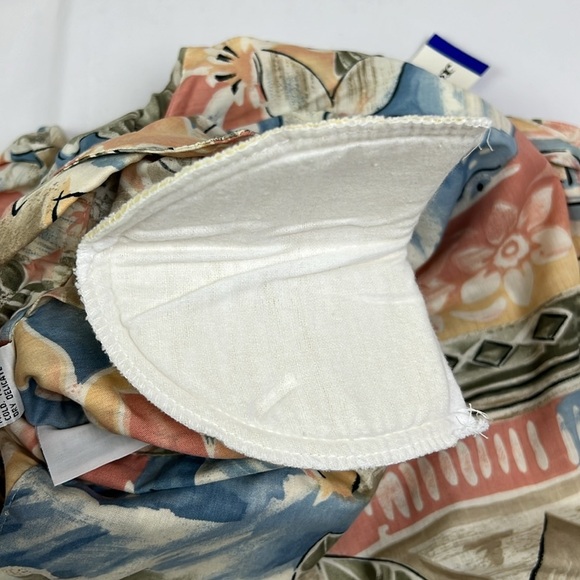 Alfred Dunner Vintage New Women’s 16 Button Up Short Sleeve Hawaiian Floral Top - Picture 5 of 6